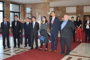 Oficialitati din China, in vizita in Portul Constanta. Ce subiecte au fost analizate (galerie foto)