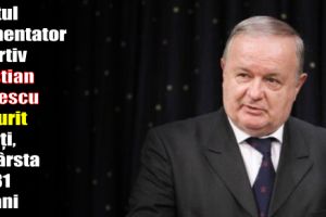 Cristian Ţopescu a murit. Celebrul comentator sportiv avea 81 de ani