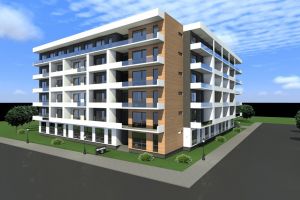 Imobil de patru etaje, ridicat de Miramar Dinamic Construct SRL in Mamaia Nord 