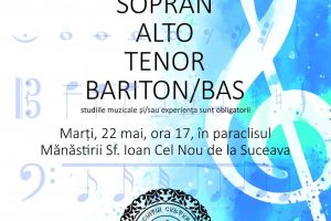 Corala „Ciprian Porumbescu” organizează preselecţii formula de concert a ansamblului