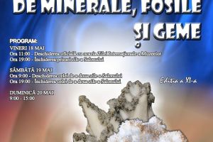 Salonul Naţional de Minerale, Fosile şi Geme,  Ediţia a XI-a, 18-20 mai 2018