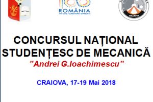 Cei mai buni studenţi de la Mecanică, în competiţie la Universitatea din Craiova
