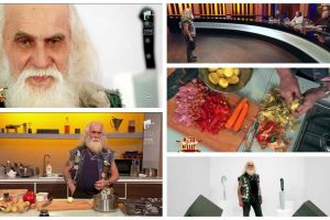 FOTO, VIDEO: O apariţie inedită la emisiunea „Chefi la cuţite”! La 70 de ani, motociclistul Ede Sztupi, din Cugir, ştie să trăiască viaţa la intensitate maximă