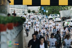 Biciclistii din Timisoara, solidari cu cei din intreaga lume. Ei au luat parte la Marsul Tacerii