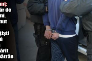 Neamţ: Tânăr de 15 ani, reţinut de poliţişti după ce a tâlhărit un bătrân