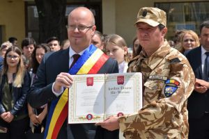 FOTO. Erou în Afganistan! Soldat sătmărean, Cetăţean de Onoare al Sătmarului