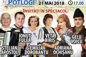Centenar – Potlogi 2018! Concert extraordinar cu participarea artiştilor: Emilia Dorobanţu, Gelu Voicu, Ionuţ Fulea, Veta Biriş şi Adriana Ochişanu