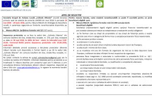 Asociatia Grupul de Acţiune Locală „Colinele Olteniei”: Apel de selecţie