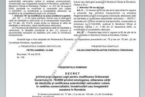 Ai masina ai probleme. Ce s-a modificat, de ieri, si trebuie stiut de orice proprietar de vehicule. A fost publicat in Monitorul Oficial