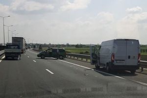 ACCIDENT pe autostrada Arad-Timişoara! Ce s-a întâmplat
