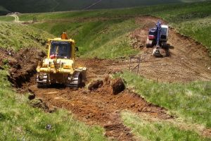 Pârtie de schi amenajată fără respectarea dispoziţiile legale