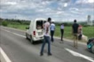 Accident la intrarea în Teiuş dinspre Alba - VIDEO