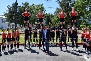 FOTO: Trupa de majorete din Panciu participă la Concursul Naţional  de Majorete şi Cheerleading de la Baia Mare