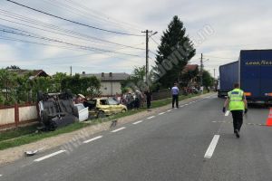 Trafic blocat pe DN 72 în urma unui accident rutier