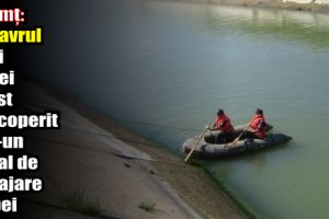 Neamţ: Cadavrul unei femei a fost descoperit într-un canal de degajare a apei