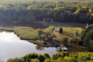 Femeie căzută în lac la Muzeul în Aer Liber din Sibiu