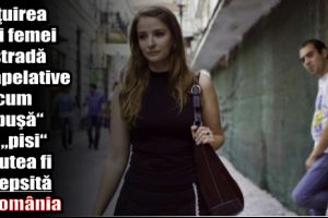 Naţional: Parlamentarii pregătesc o lege contra hărţuirii verbale a femeilor