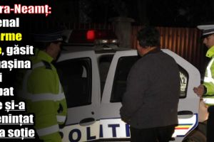 Arsenal de arme albe, găsit în maşina unui bărbat din Piatra-Neamţ care şi-a ameninţat fosta soţie