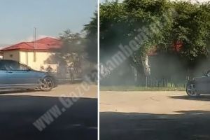 Un tânăr din Mătăsaru riscă închisoarea pentru o serie de drifturi pe străzile comunei  – VIDEO