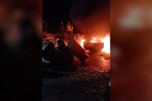 VIDEO Spectacol de foc în câmpia Bărăganului. Tradiţia care vesteşte primăvara