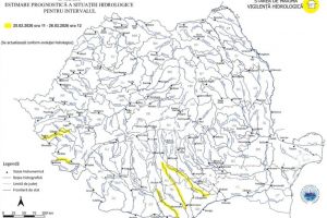 DÂMBOVIȚA: Posibile viituri rapide şi inundaţii locale pe râul Argeş