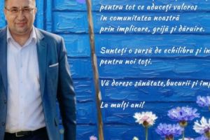 Mesajul primarului comunei Jurilovca, Eugen Ion