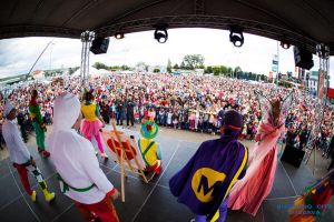 Public record la concertul Gaşca Zurli de la Shopping City Suceava