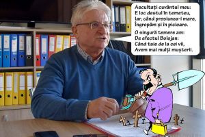 Groparul optimist: Directorul ADP Oradea, Liviu Andrica, a mai scos un porumbel pe gură