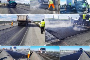 Lucrări la carosabil pe Autostrada A 1 tronsonul Pecica – Arad