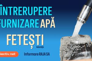 Se sistează furnizarea apei în cartierul Colonişti din Feteşti