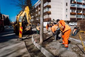 Lucrări de modernizare a străzii Koós Ferenc din Târgu Mureş