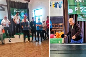 FOTO. Concurs de ping-pong în judeţul Satu Mare: dueluri strânse şi lovituri spectaculoase la prima ediţie a evenimentului