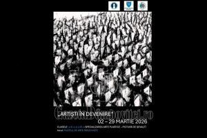  „Artişti în devenire”! 15 elevi de la „Bălaşa Doamna” expun la Muzeul de Artă din Târgovişte