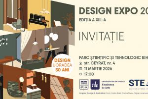 Design Expo 2026, ediţie aniversară la Oradea: 30 de ani de studii de Design, sărbătoriţi printr-o expoziţie a studenţilor