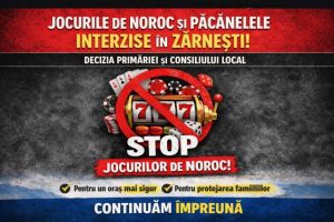 Oraşul Zărneşti a interzis jocurile de noroc