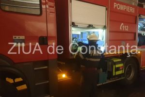 Incendiu pe strada Prundului din Cernavoda! Pompierii au intervenit de urgenta  