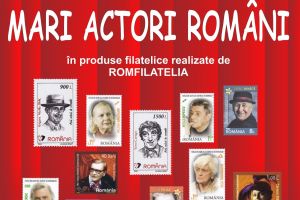 “Mari actori români” în produse filatelice, expoziţie la Muzeul Judeţean Teleorman