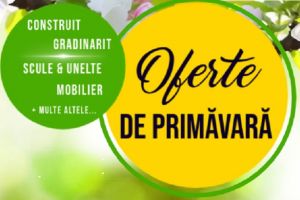 Primăvara aduce oferte importante pentru construcţii şi amenajări, în magazinele Casa Alex
