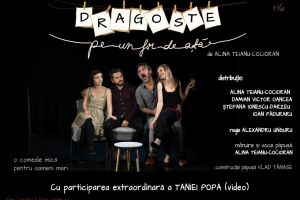 „Dragoste pe-un fir de aţă”, o comedie mică pentru oameni mari. 19 martie, Casa de Cultură „Nicolae Rotaru” din Slobozia