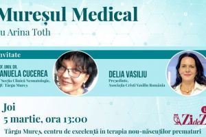 PROMO. ”Mureşul Medical”, cu Arina Toth. ”Târgu Mureş, centru de excelenţă în terapia nou-născuţilor prematuri”