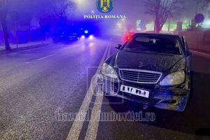 TÂRGOVIȘTE: Accident cu pagube materiale produs de un şofer fără permis