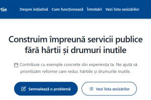 Guvernul invită cetăţenii să ajute statul să se debirocratizeze pe platforma fara-hartie.gov.ro