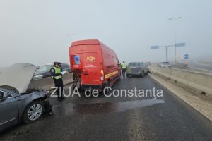 IPJ Constanta,  despre accidentul de pe DN3 in care au fost implicate noua masini