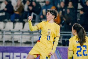 Fotbalista Ioana Balaceanu, de la Farul Constanta, a adus victoria Romaniei in meciul cu Republica Moldova
