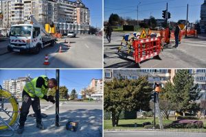 Oradea în şantier: modernizarea semaforizării din intersecţia bulevardelor Dacia cu Decebal se va finaliza duminică (FOTO)