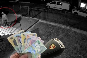 Un hoţ a ,,vizitat” mai multe firme din Satu Mare: a furat bani şi o cheie de Porsche. Într-o seară s-a mulţumit cu… 42 de lei