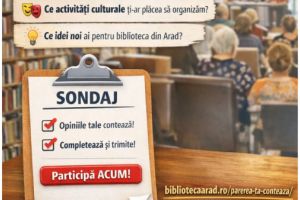 Biblioteca aşteaptă idei de la cititori. Părerea ta contează!