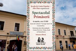 „Spectacolul primăverii” la Casa de Cultură „George Suru” din Caransebeş