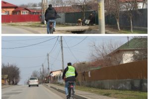 FOTO: IPJ Tulcea promoveaza siguranta participantilor vulnerabili la trafic prin campania Sunt vizibil