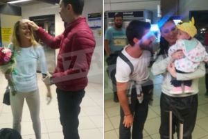 Primele imagini cu Bruce si Larisa de la Exatlon in Romania! Cum au fost asteptati de familiile lor